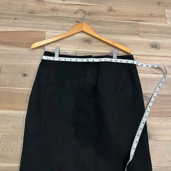 Alexander McQueen Black cotton skirt size 46 / 10